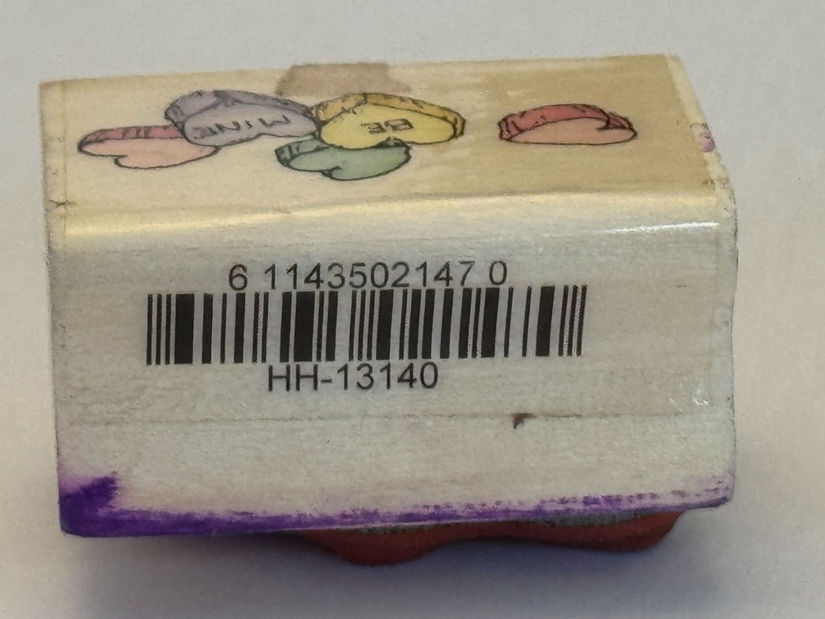 Uptown Rubber Stamp Valentine Hearts Candy Be Mine Holly Pond Hill Love Cards