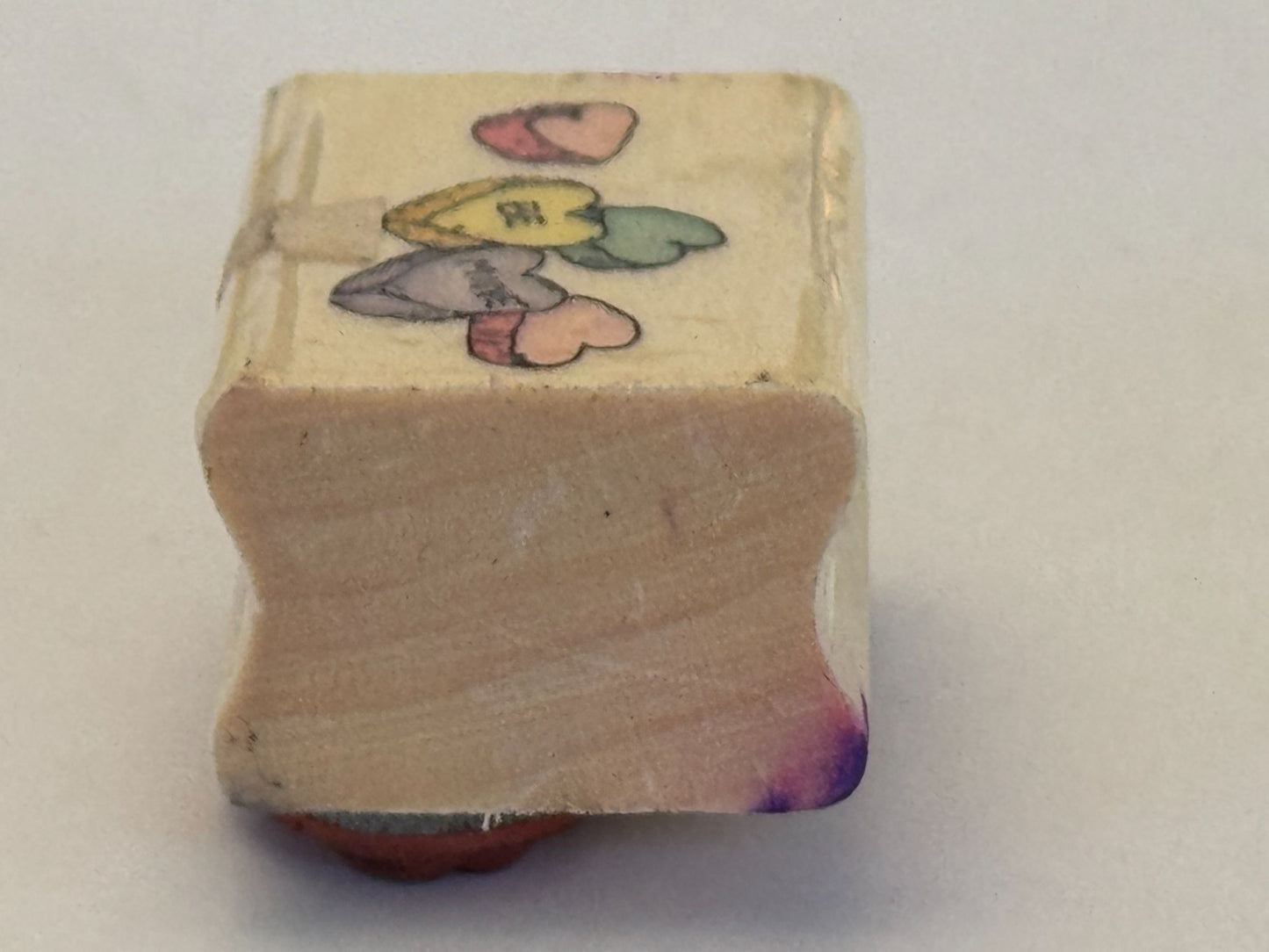 Uptown Rubber Stamp Valentine Hearts Candy Be Mine Holly Pond Hill Love Cards