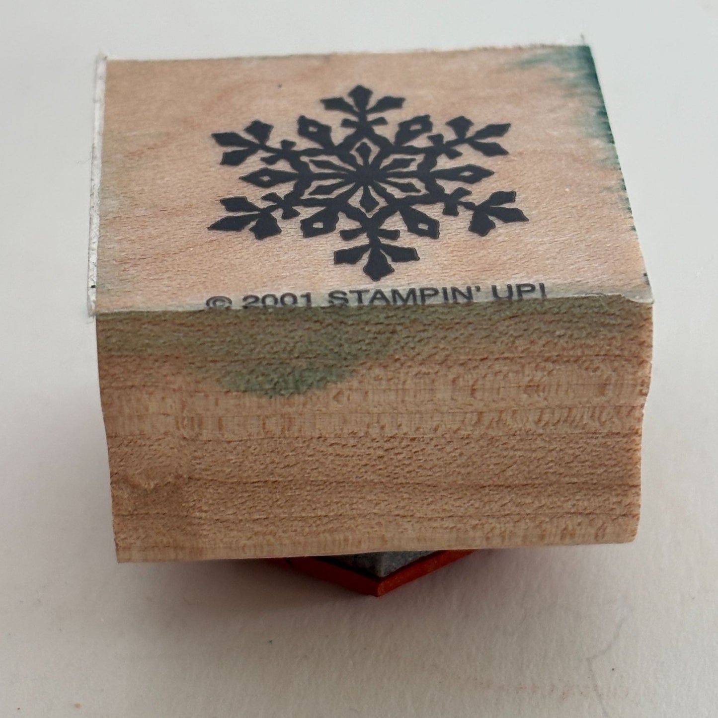 Stampin Up Rubber Stamp Snowflake Winter Holidays Christmas Card Making 3/4 Inch