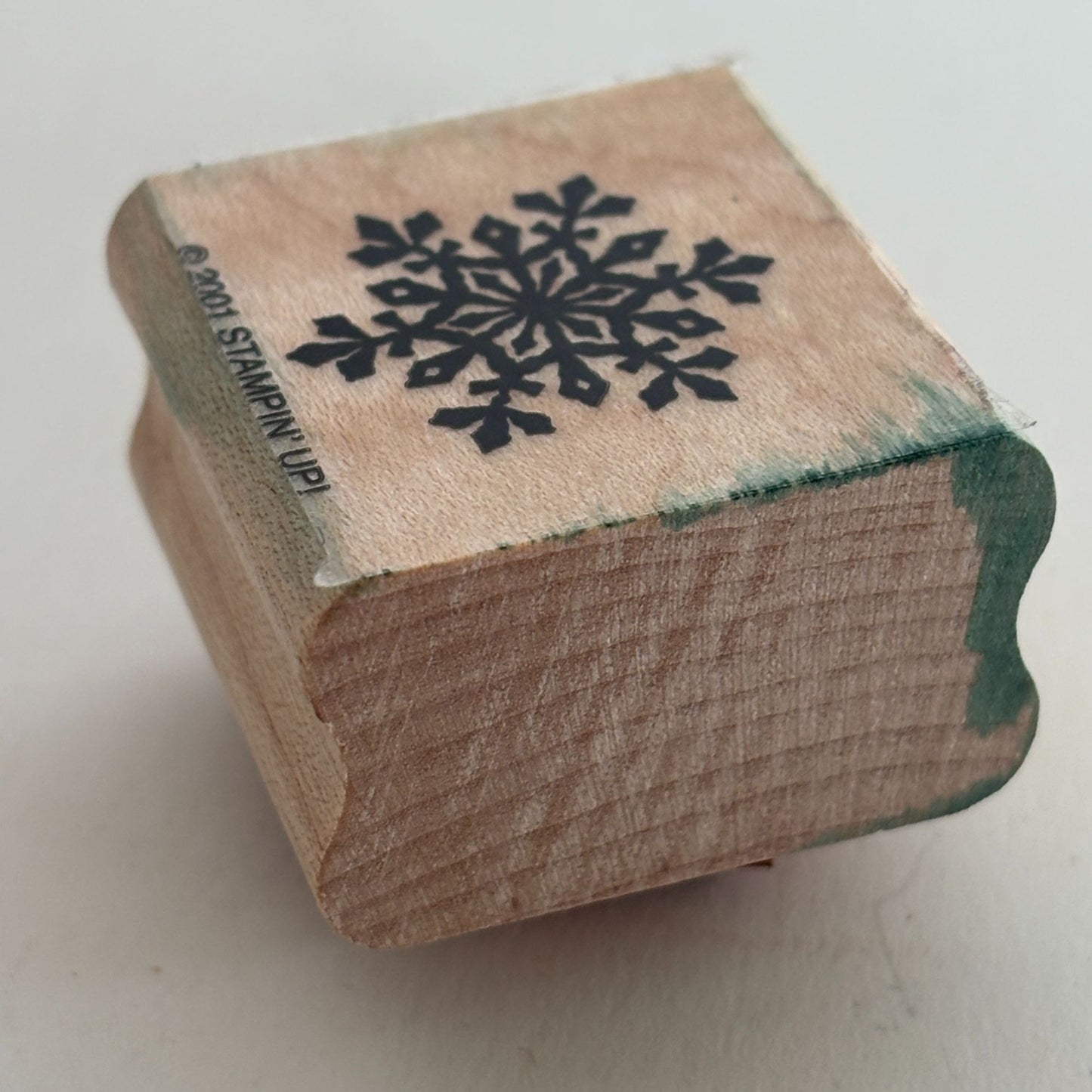 Stampin Up Rubber Stamp Snowflake Winter Holidays Christmas Card Making 3/4 Inch