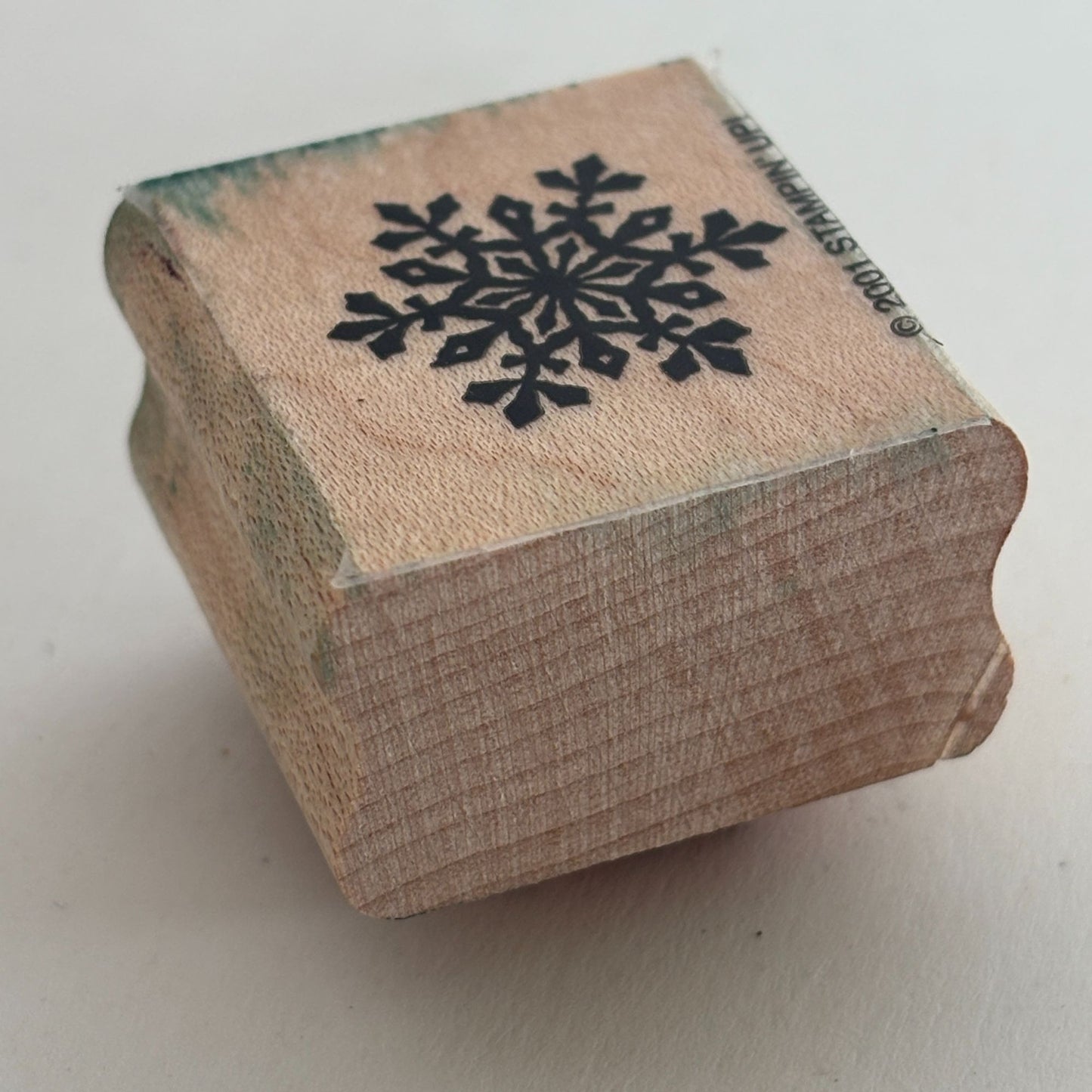 Stampin Up Rubber Stamp Snowflake Winter Holidays Christmas Card Making 3/4 Inch