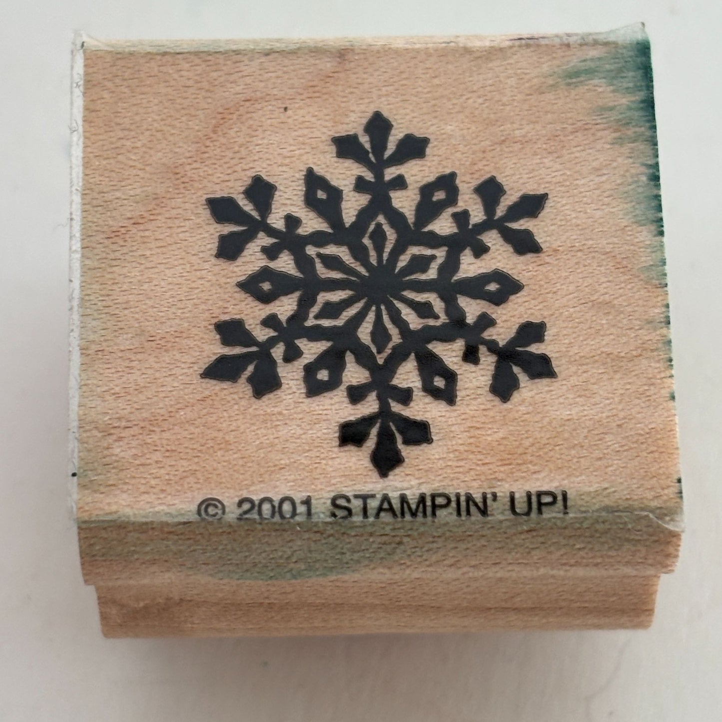 Stampin Up Rubber Stamp Snowflake Winter Holidays Christmas Card Making 3/4 Inch