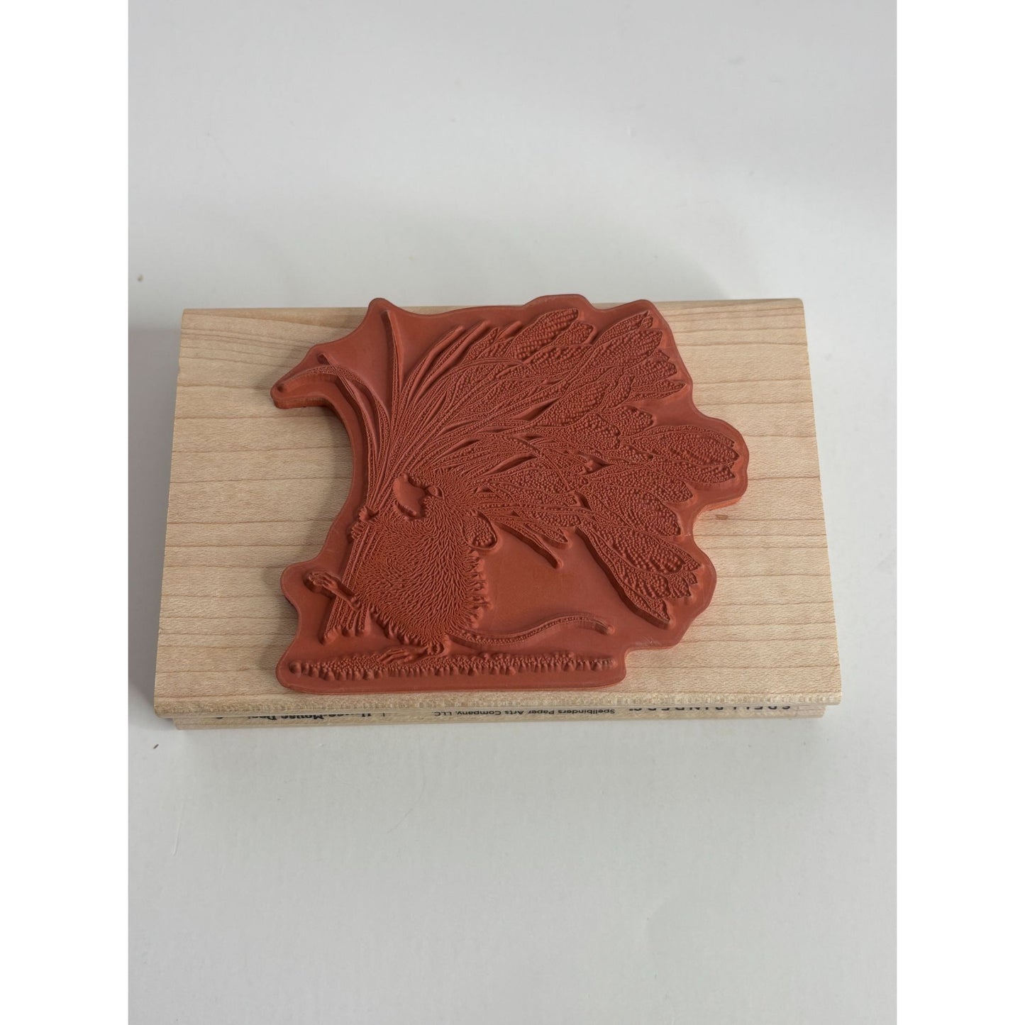 House Mouse Wood Rubber Stamp Bouquet For You Spellbinders Monica Flowers Funny