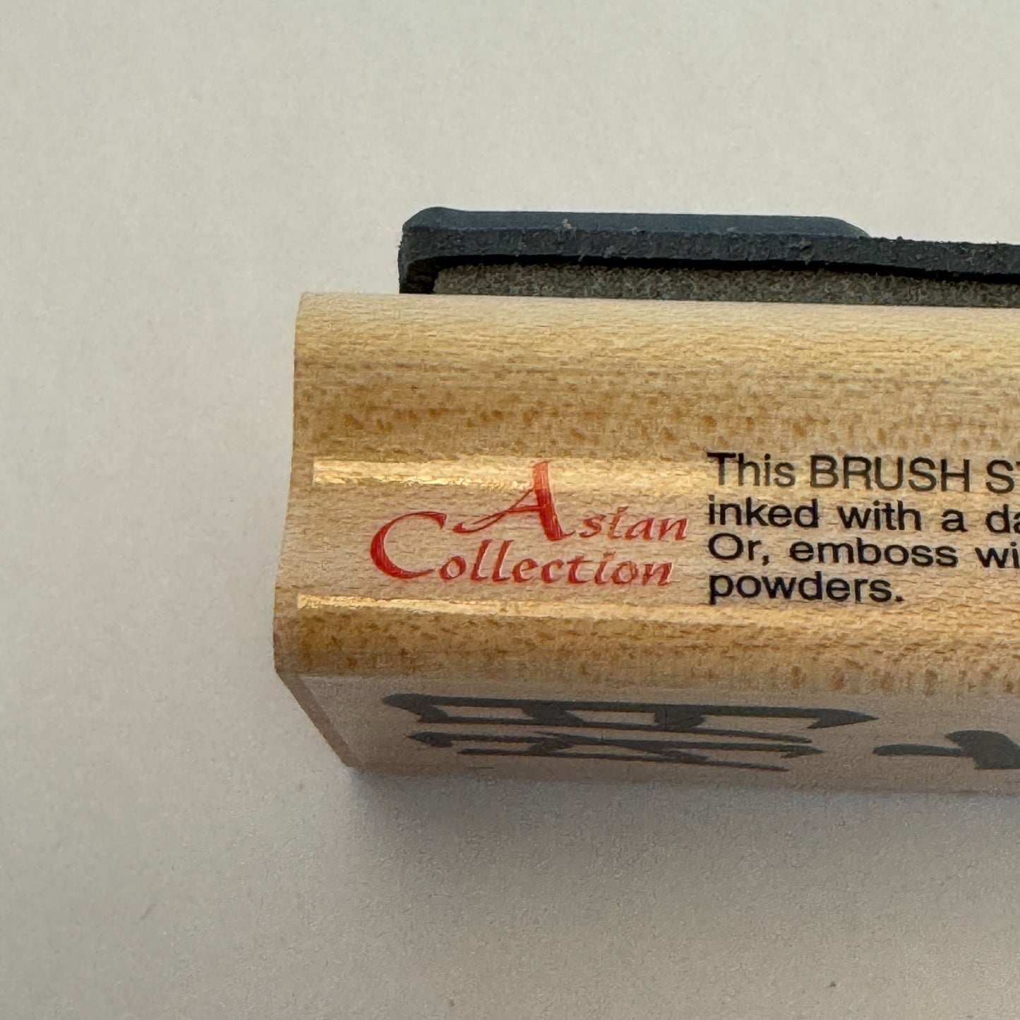 Stampendous Rubber Stamp Friend Characters Asia Collection Brush Stroke Japanese