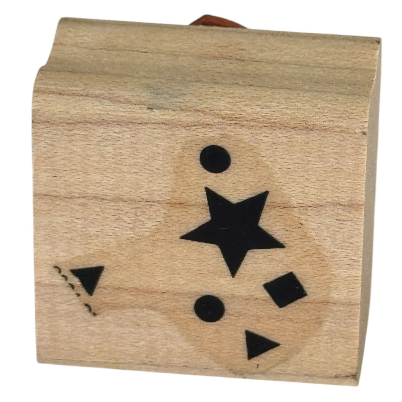 Stampin Up Rubber Stamp Geometric Shapes Star Confetti Background Circle Square
