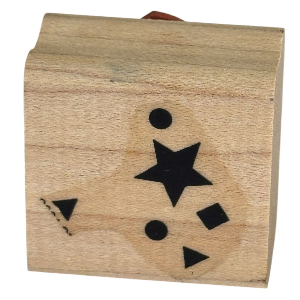 Stampin Up Rubber Stamp Geometric Shapes Star Confetti Background Circle Square