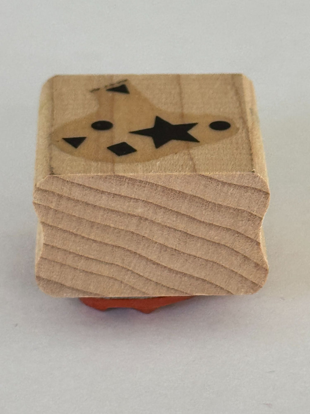 Stampin Up Rubber Stamp Geometric Shapes Star Confetti Background Circle Square