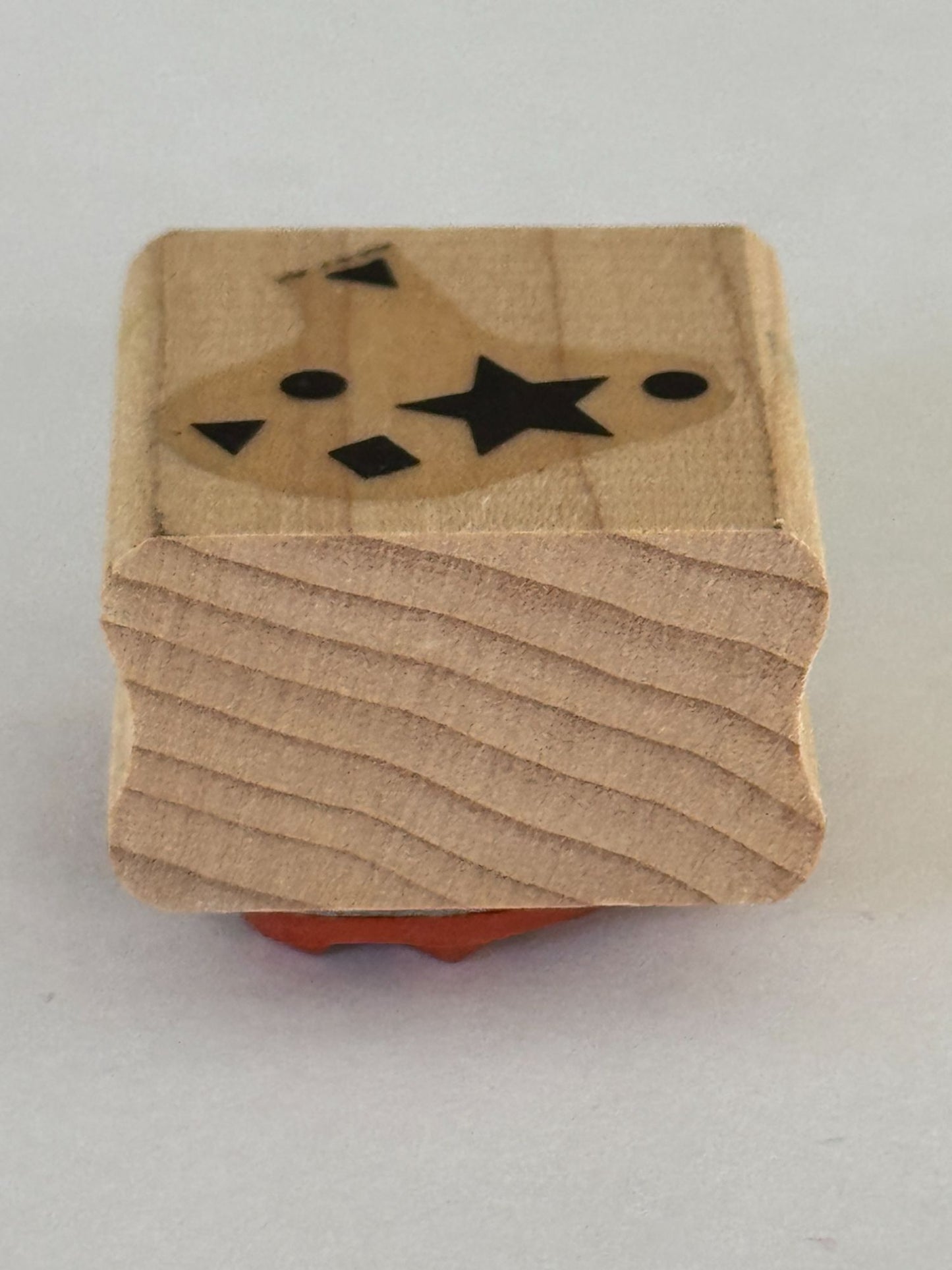 Stampin Up Rubber Stamp Geometric Shapes Star Confetti Background Circle Square