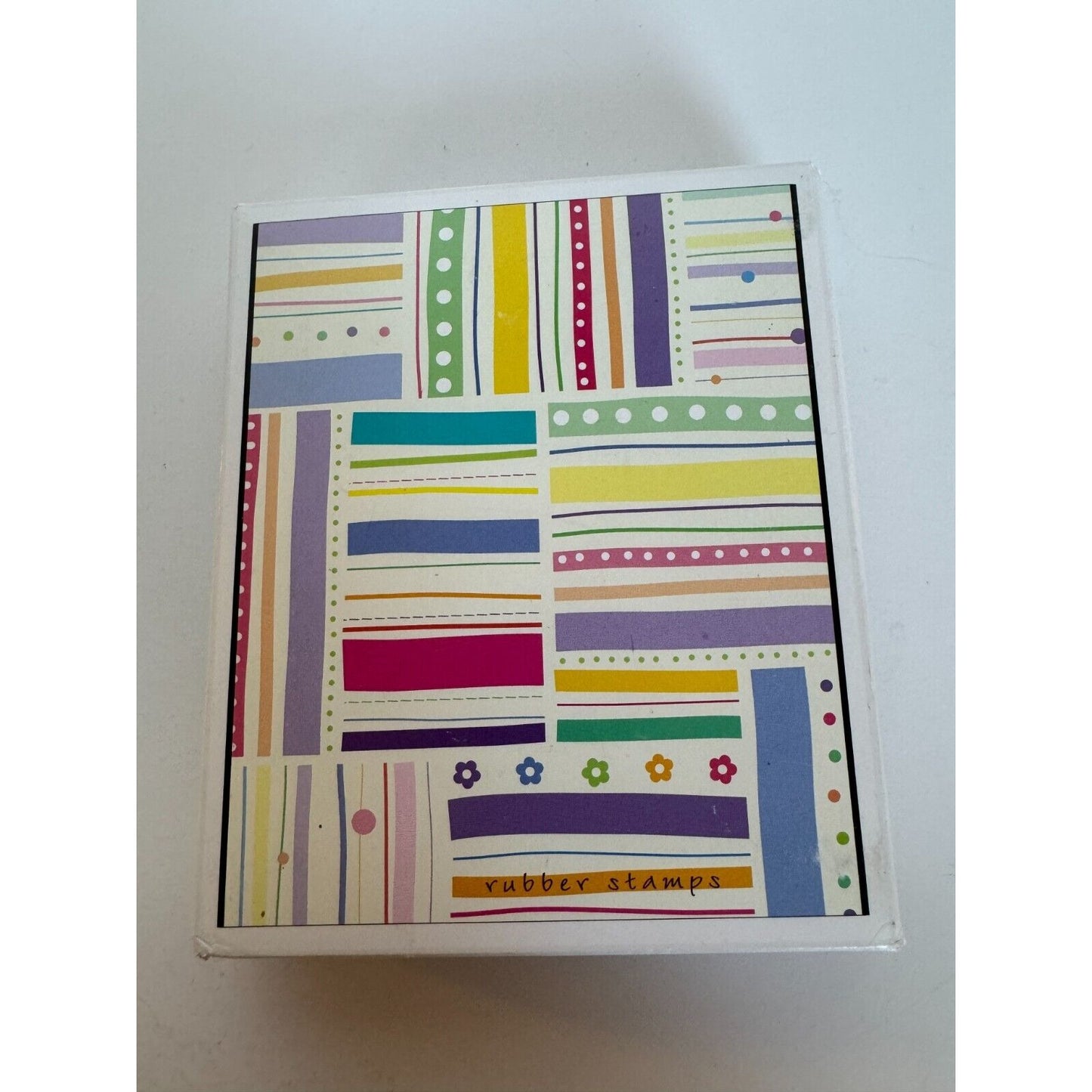 Hero Arts Rubber Stamp Set of 4 Stripes and Dots Birthday Card Making Background