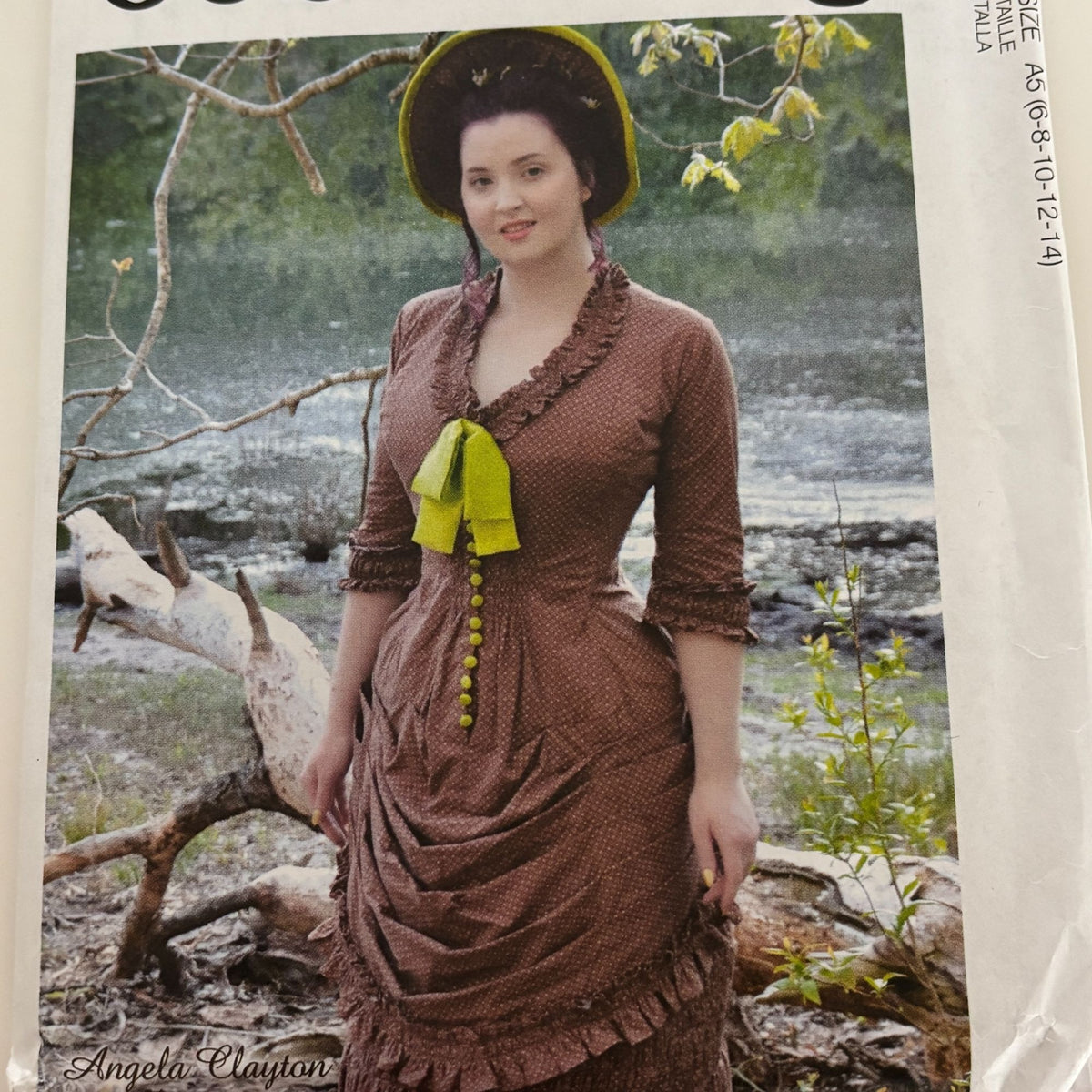 McCalls Sewing Pattern M8189 Angela Clayton Victorian Bustle Top Steampunk Historical Costume 1880s 6-14 Uncut