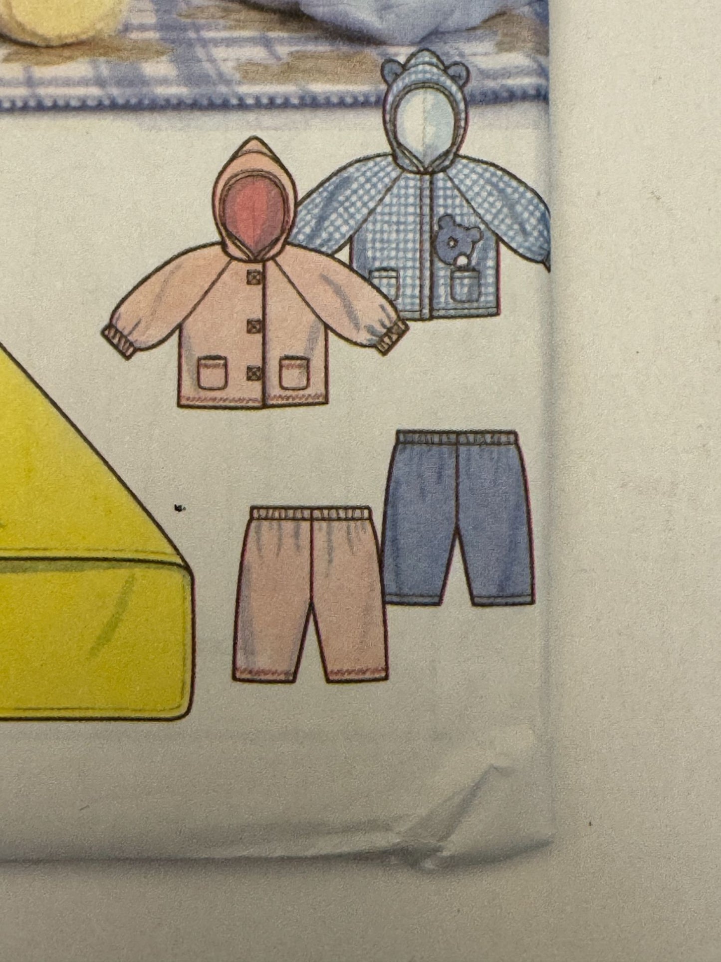 Simplicity Sewing Pattern 7807 Baby Romper Jacket Pants Blanket Winter NB 18M UC