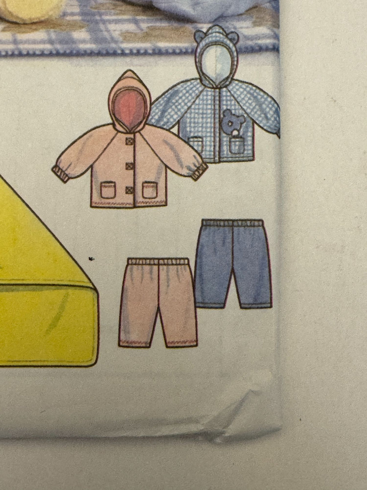 Simplicity Sewing Pattern 7807 Baby Romper Jacket Pants Blanket Winter NB 18M UC