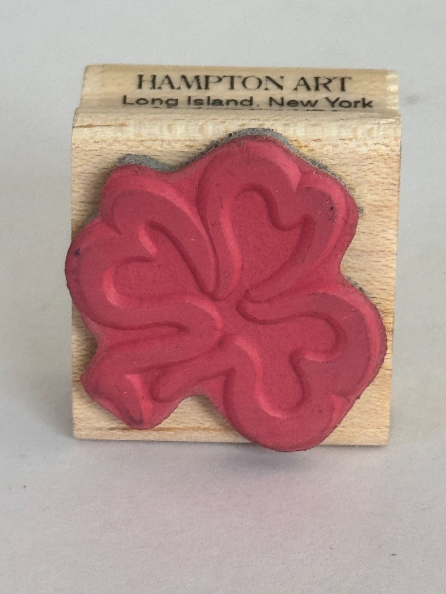 Hampton Art Rubber Stamp Clover Leaf Shamrock St Patricks Day Card Making Saint