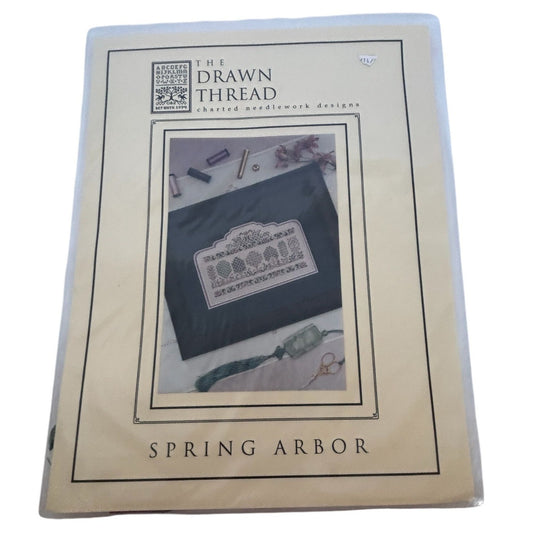 The Drawn Thread Charted Needlework Designs Pattern Spring Arbor Beads Thread