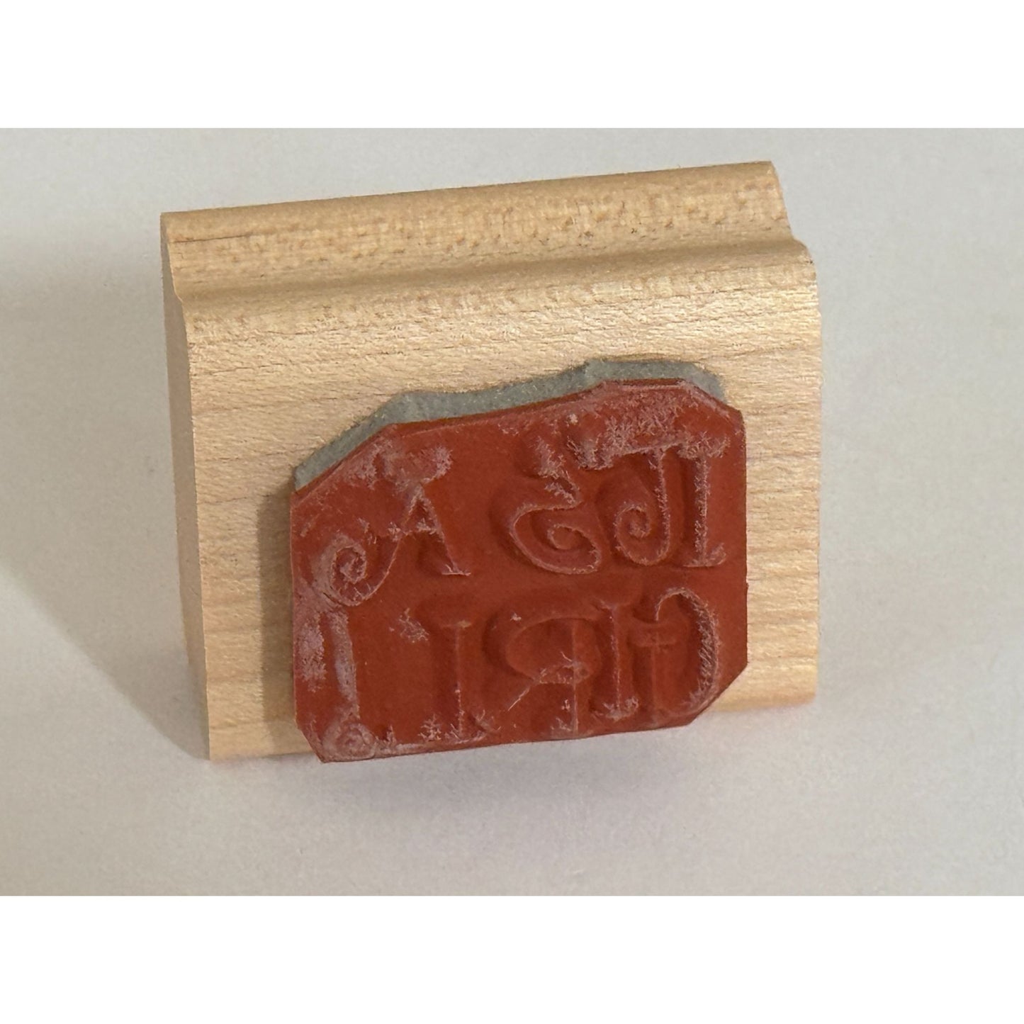 Stampin Up Rubber Stamp Its A Girl Baby Announcement Shower Card Making Words