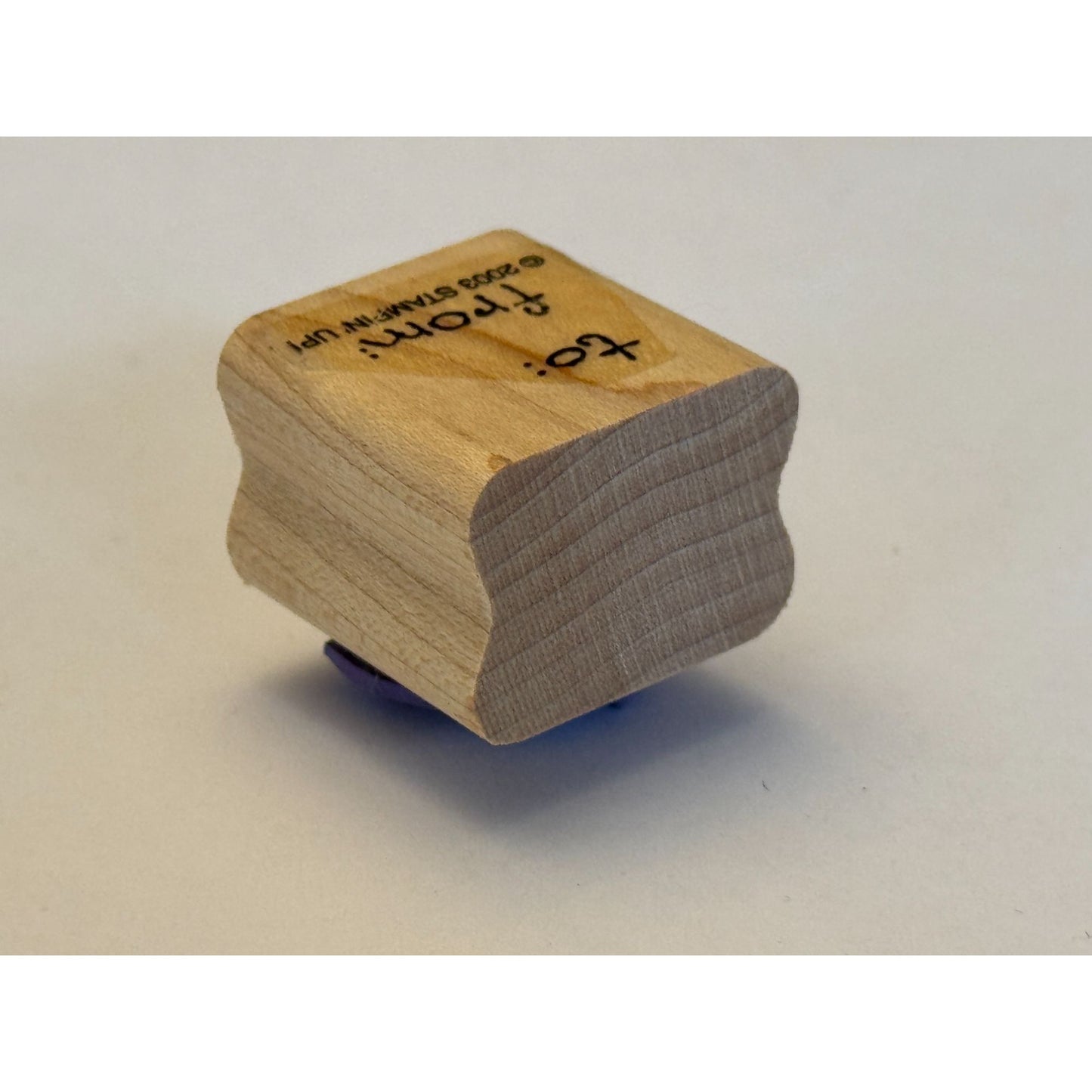 Stampin Up Rubber Stamp To and From Gift Tag Card Making Words Wrap Presents
