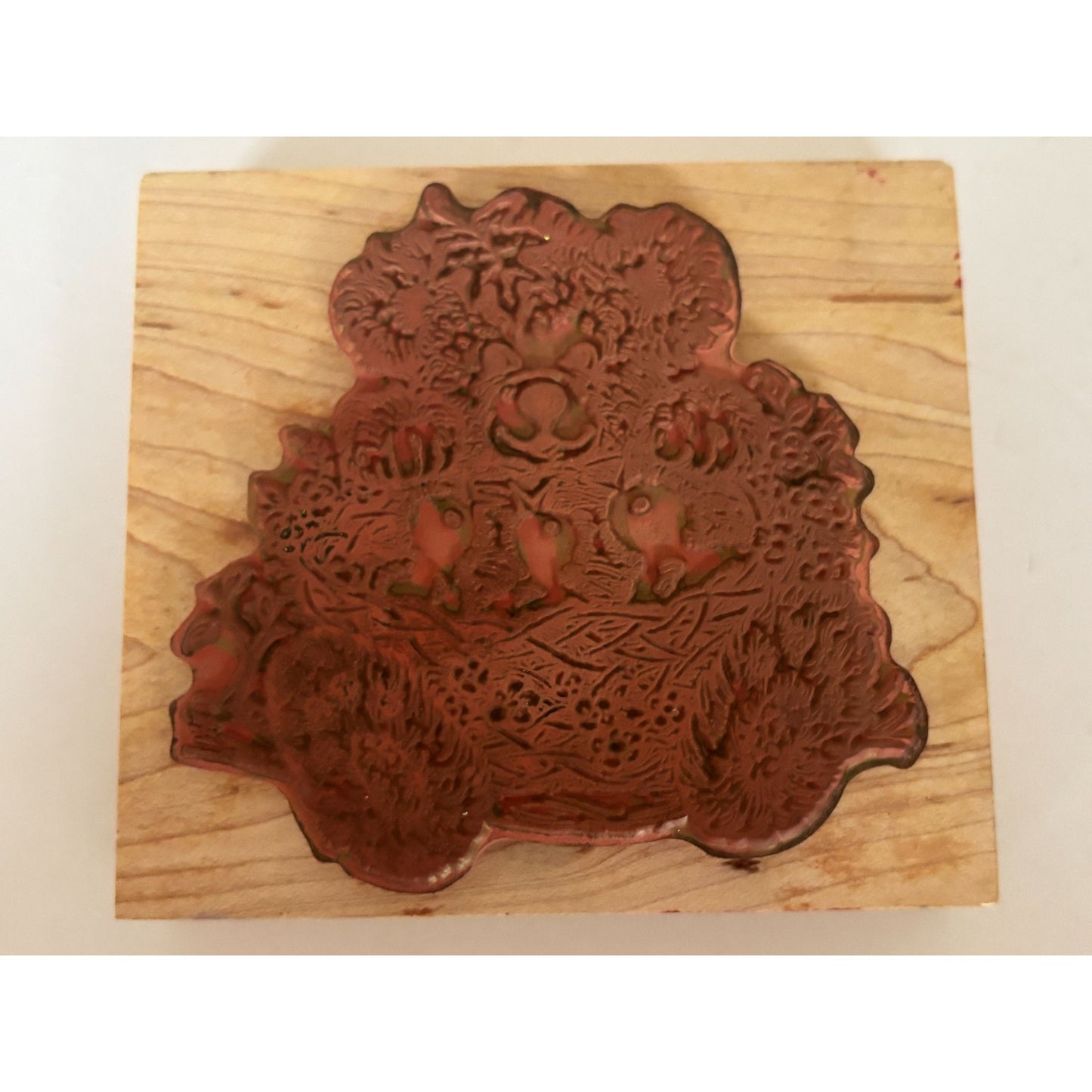 PSX Rubber Stamp Easter Teddy Bear Chicks Bird Nest Fuzzy Bear Cardmaking Craft