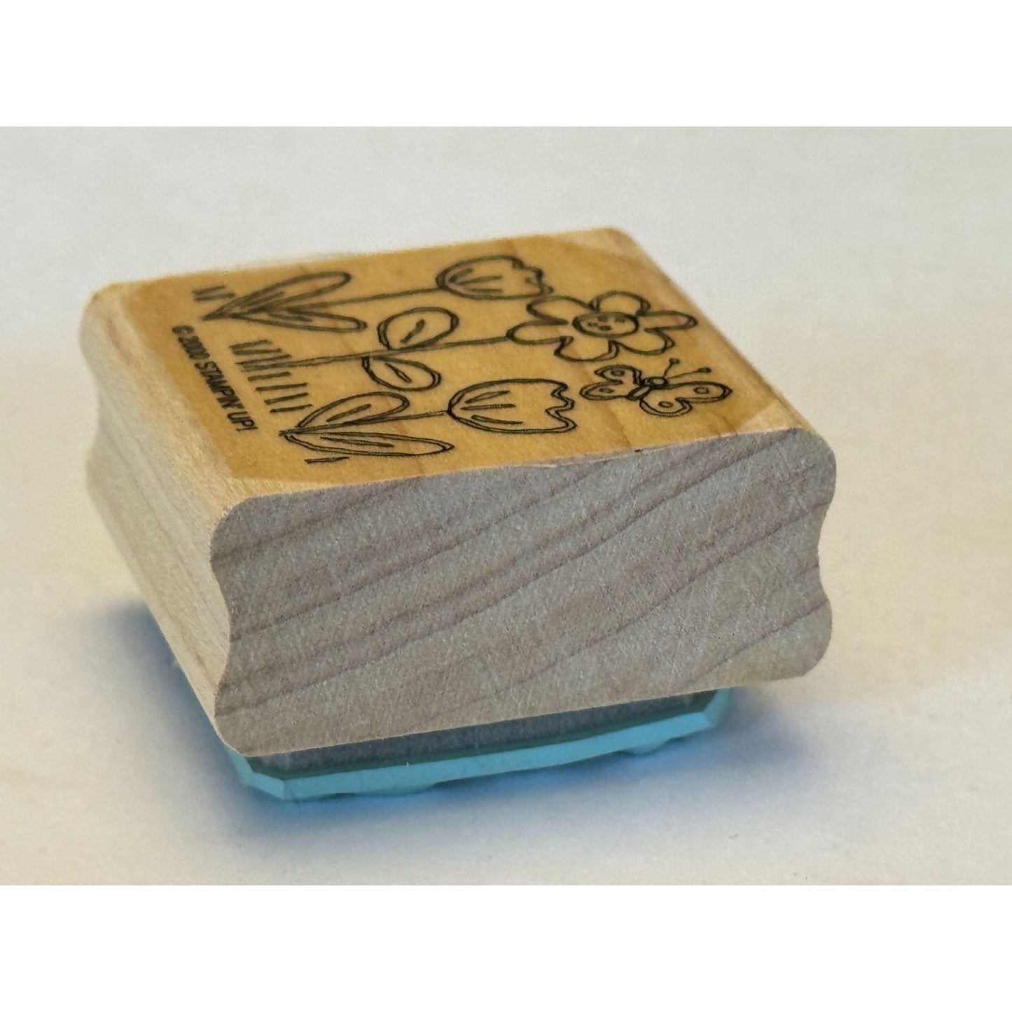 Stampin Up Rubber Stamp Flowers Butterfly Garden Spring Card Making