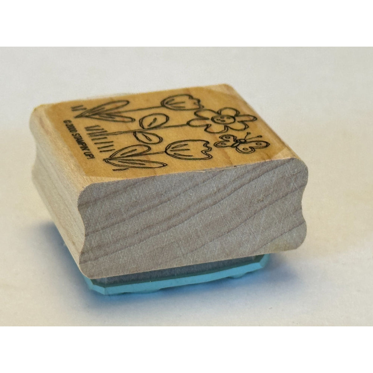 Stampin Up Rubber Stamp Flowers Butterfly Garden Spring Card Making