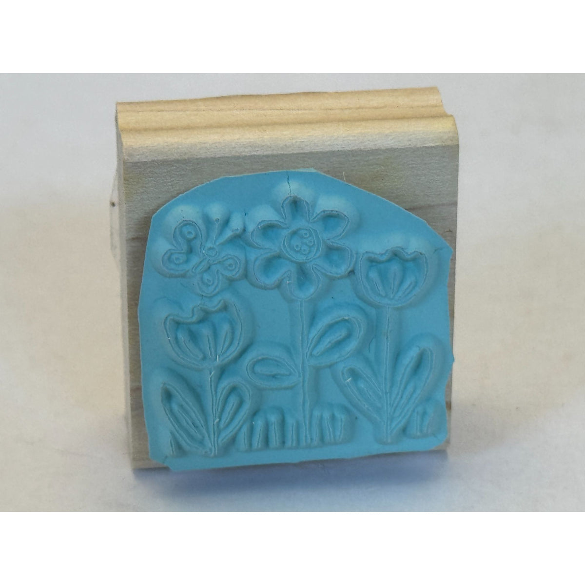 Stampin Up Rubber Stamp Flowers Butterfly Garden Spring Card Making