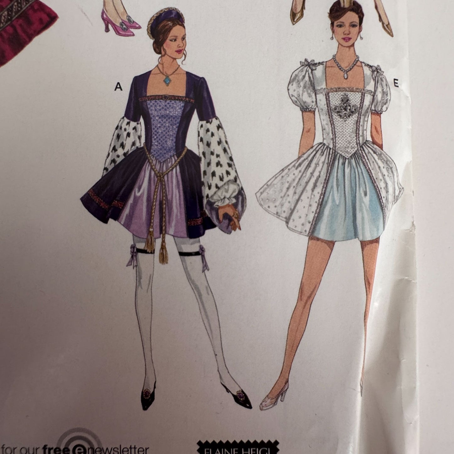 Simplicity Sewing Pattern 2832 Fantasy Costume Royal Princess Dress 14-20 Uncut Renaissance Fairy Tale