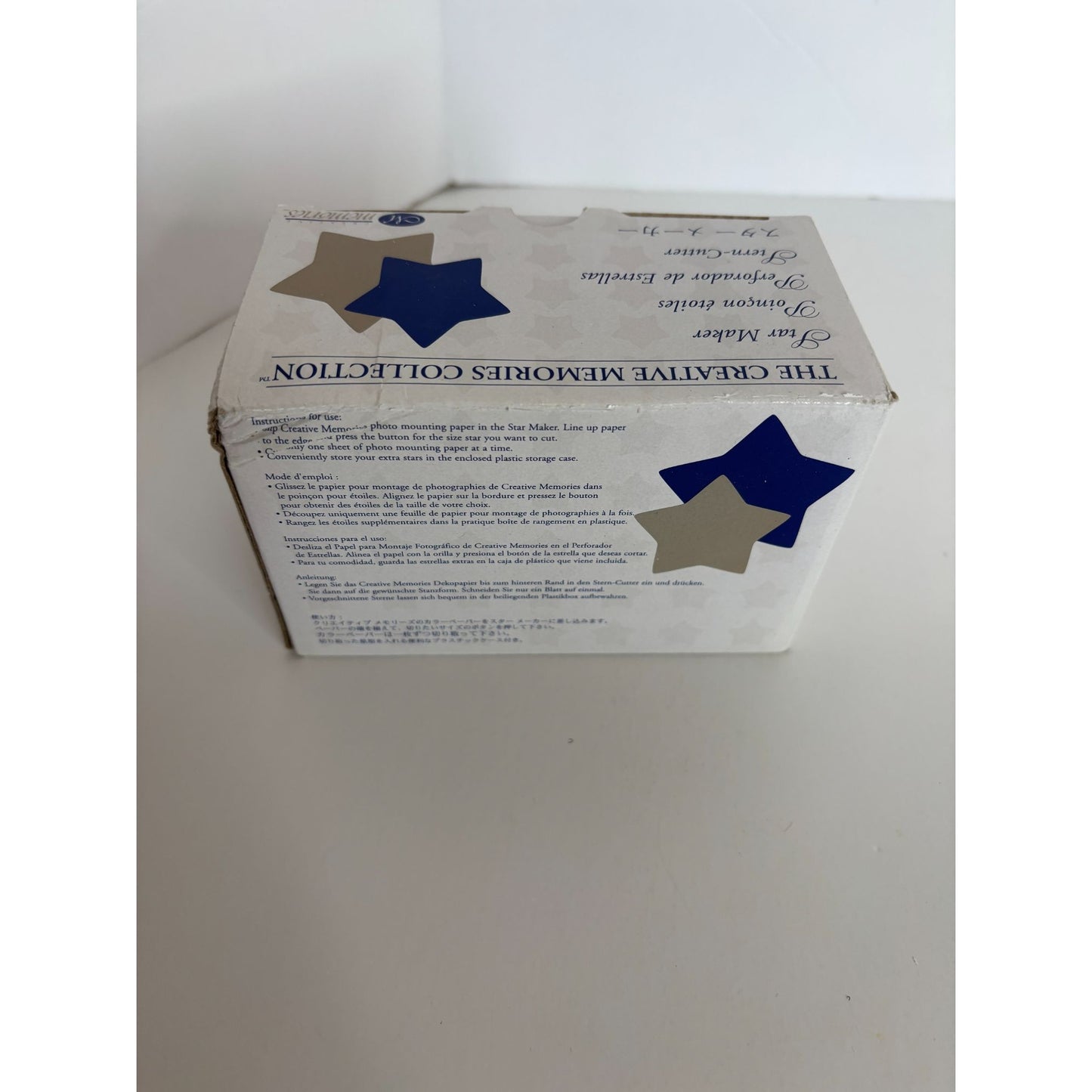 Creative Memories Paper Punch Set Star Maker 1.5 and 1.25 inch Card Making Craft