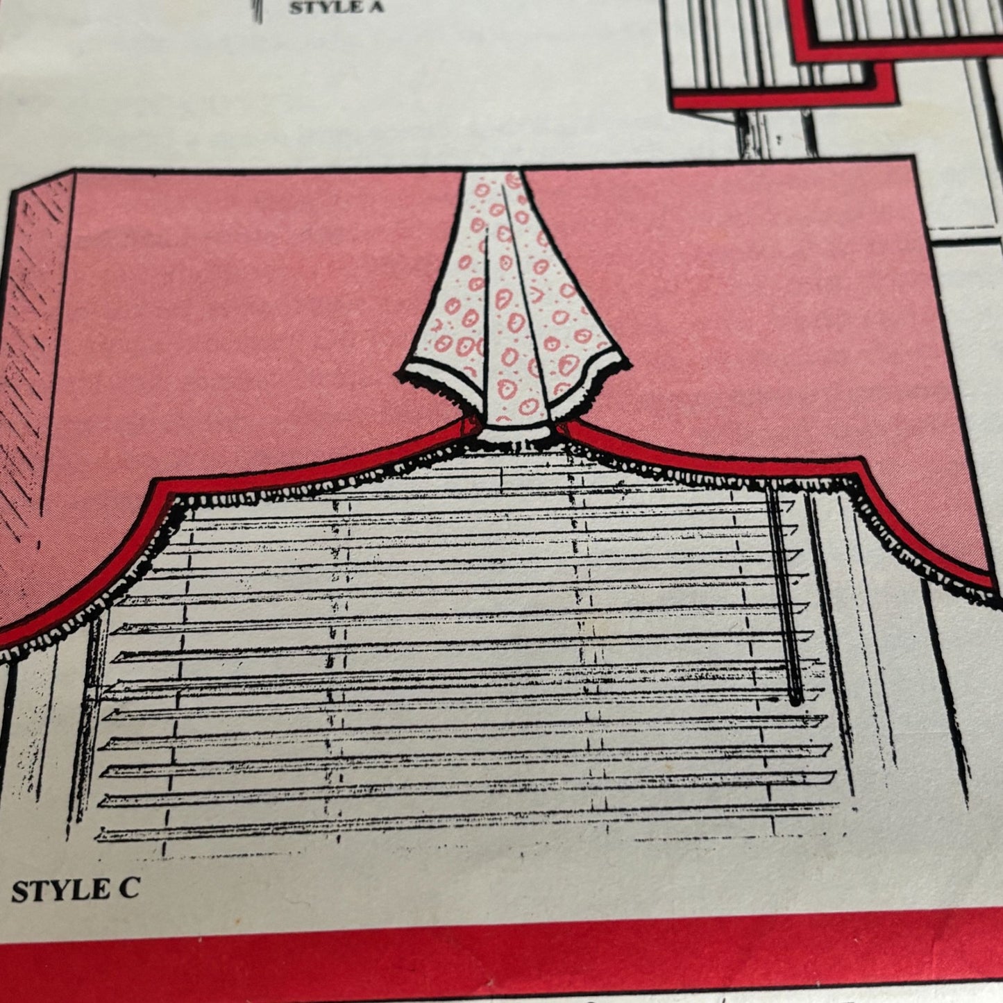 Beverly Window Crowns Sewing Pattern Easy No Sew Cornice Board Covering 1993 90s