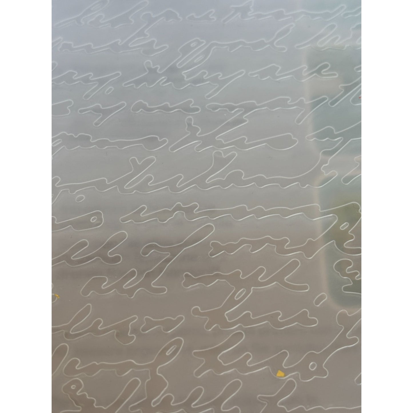 Cuttlebug Embossing Folder Script Crafting Tool Provo Craft Writing Background