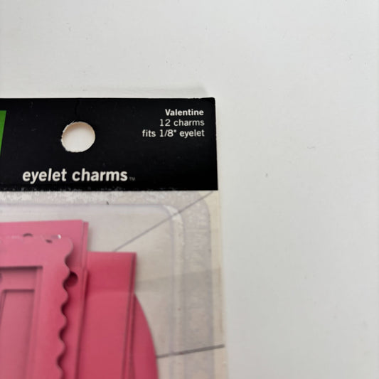 Making Memories Eyelet Charms Tags Valentine Scrapbooking Embellishments Craft