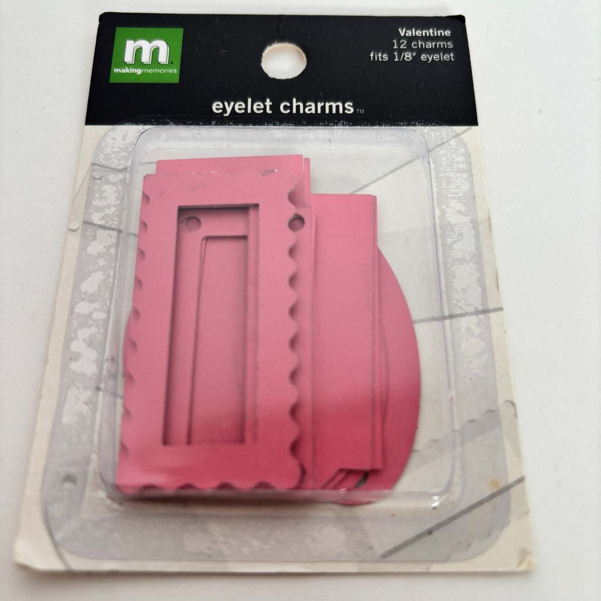Making Memories Eyelet Charms Tags Valentine Scrapbooking Embellishments Craft