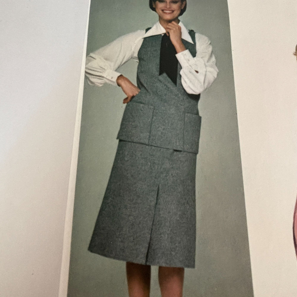 Vogue Paris Original Sewing Pattern 1397 Chloe 1970s Designer Top Skirt 12 Uncut Romantic