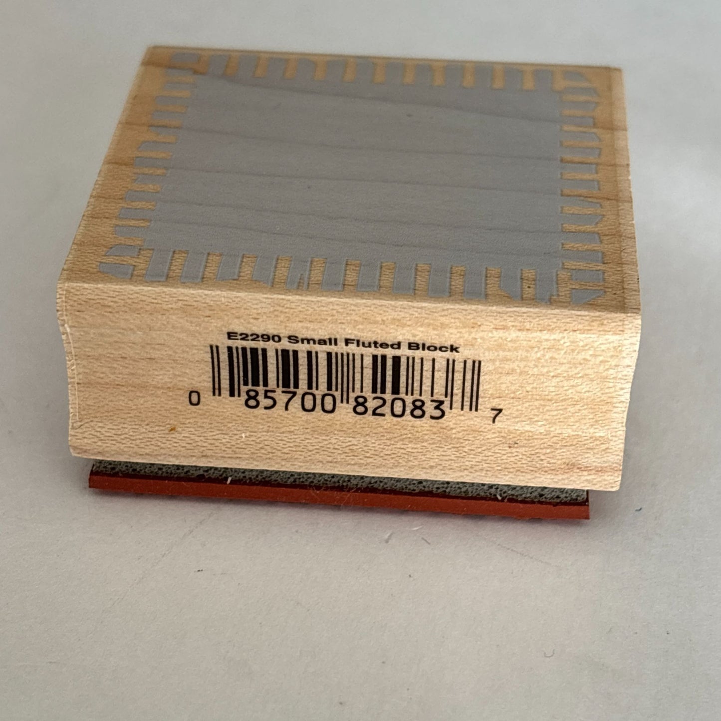 Hero Arts Rubber Stamp Small Fluted Block Framed Texture Background Square E2290 Mixed Media