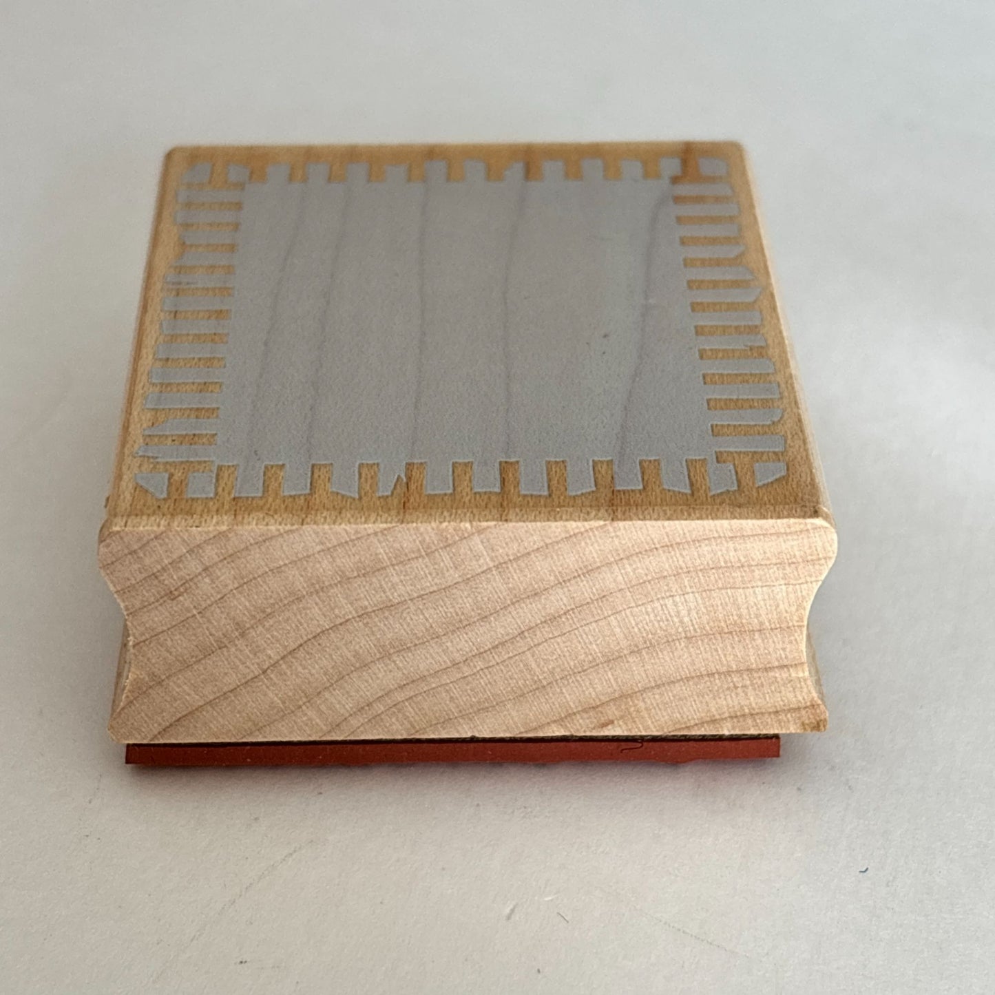 Hero Arts Rubber Stamp Small Fluted Block Framed Texture Background Square E2290 Mixed Media