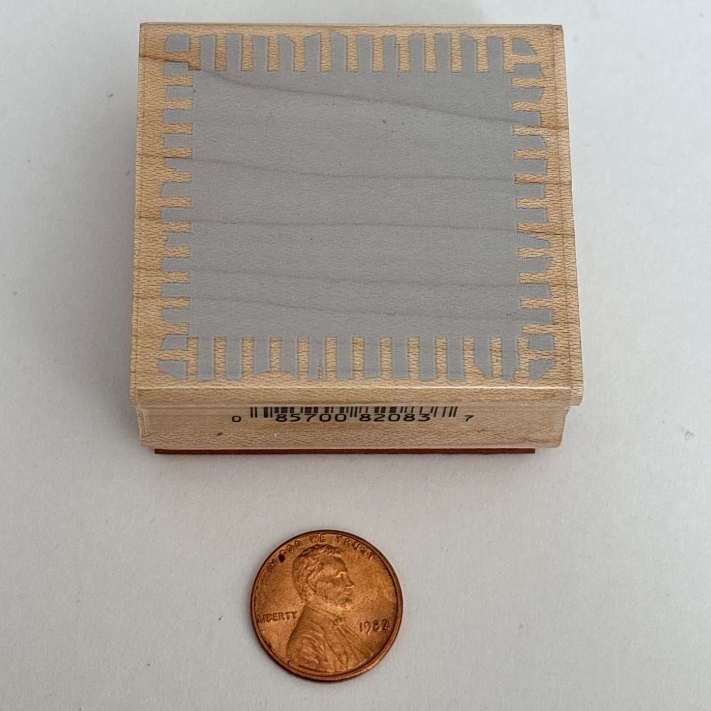 Hero Arts Rubber Stamp Small Fluted Block Framed Texture Background Square E2290 Mixed Media