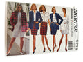 Butterick Sewing Pattern 6710 Work Jacket Shorts Skirt 90s Minimalist 6-10 Uncut