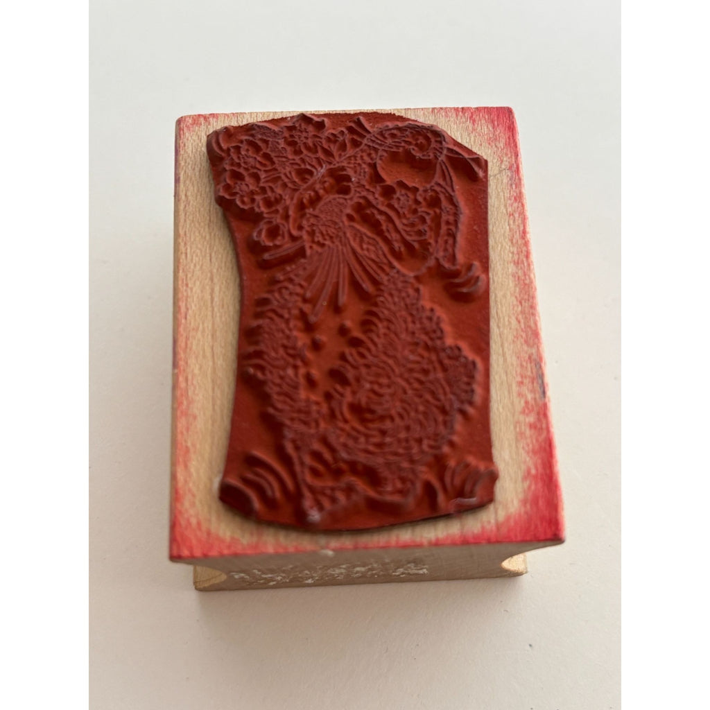 All Night Media Rubber Stamp Blissful Bunny Flower Animal Friendship Card Making