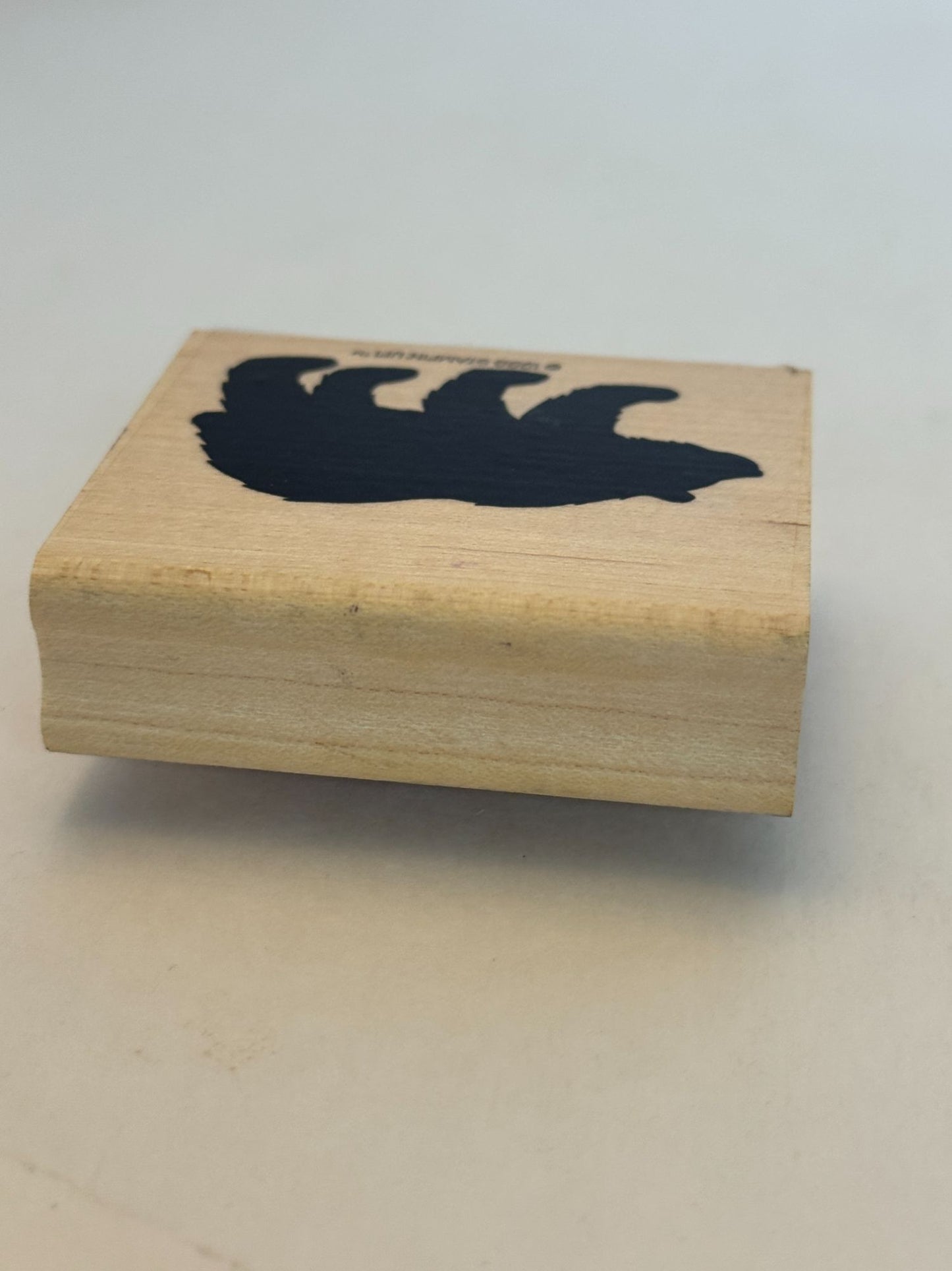 Stampin Up Wood Rubber Stamp Bear Silhouette Nature Alaska Outdoors Animal