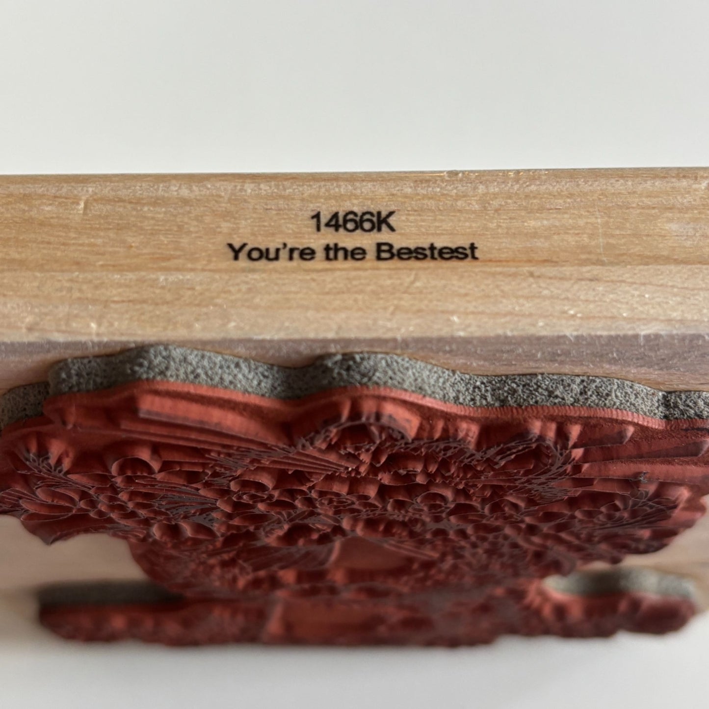 Penny Black Rubber Stamp You are the Bestest Cat with Flowers Garden Daisy 1466K