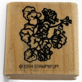 Stampin Up Rubber Stamp Flowers Geraniums Floral Spring Garden Mums Card Making