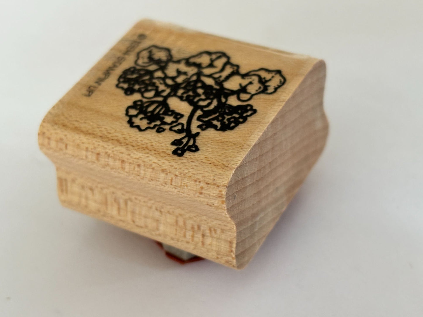 Stampin Up Rubber Stamp Flowers Geraniums Floral Spring Garden Mums Card Making