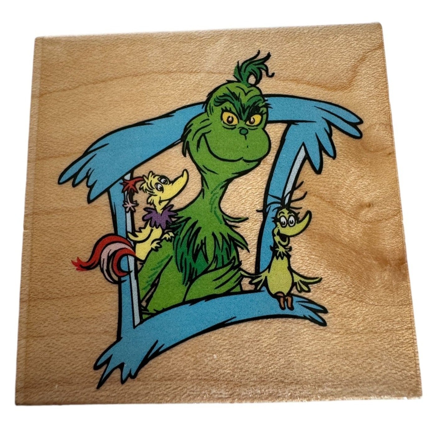 All Night Media Rubber Stamp Grinch Framed Dr. Seuss Characters Card Making Art
