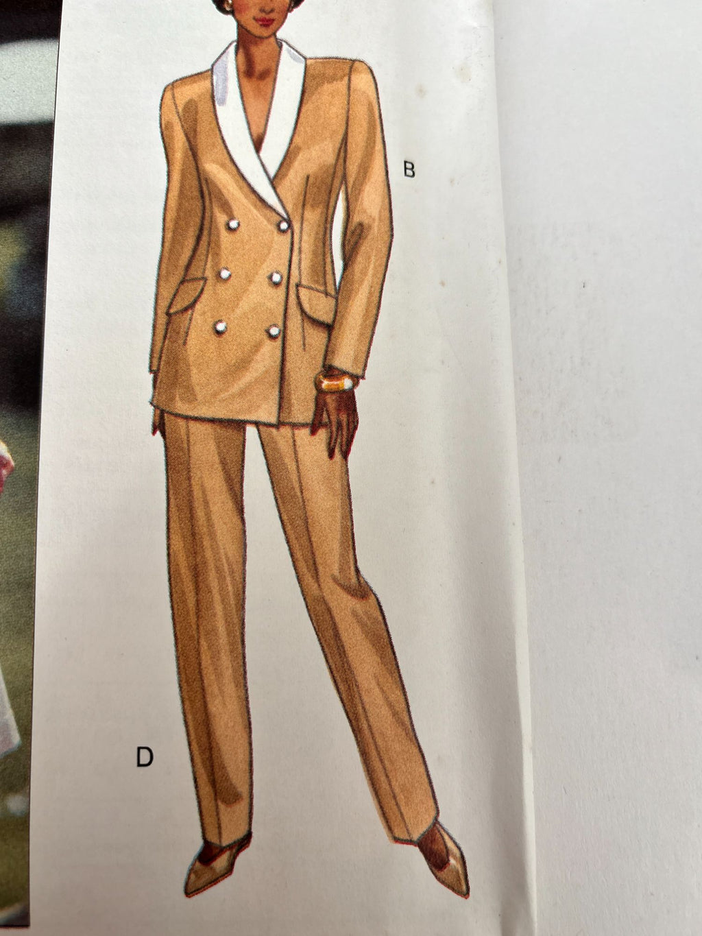 Butterick Sewing Pattern 6647 Top Shorts Pants Suit Nautical 6 8 10 Easy 90s UC