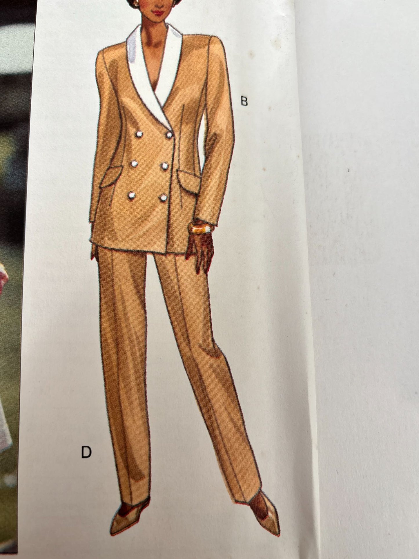 Butterick Sewing Pattern 6647 Top Shorts Pants Suit Nautical 6 8 10 Easy 90s UC