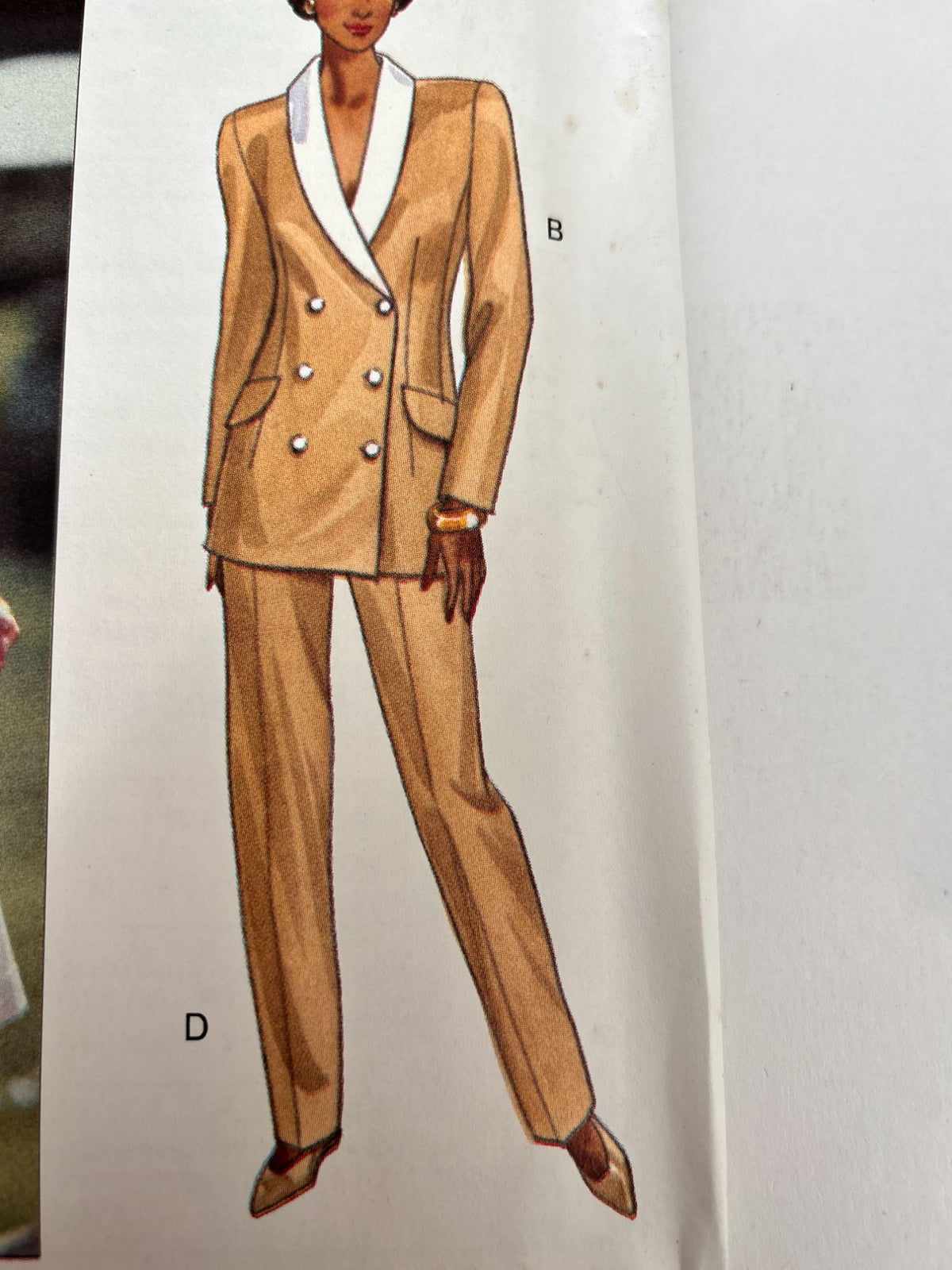 Butterick Sewing Pattern 6647 Top Shorts Pants Suit Nautical 6 8 10 Easy 90s UC