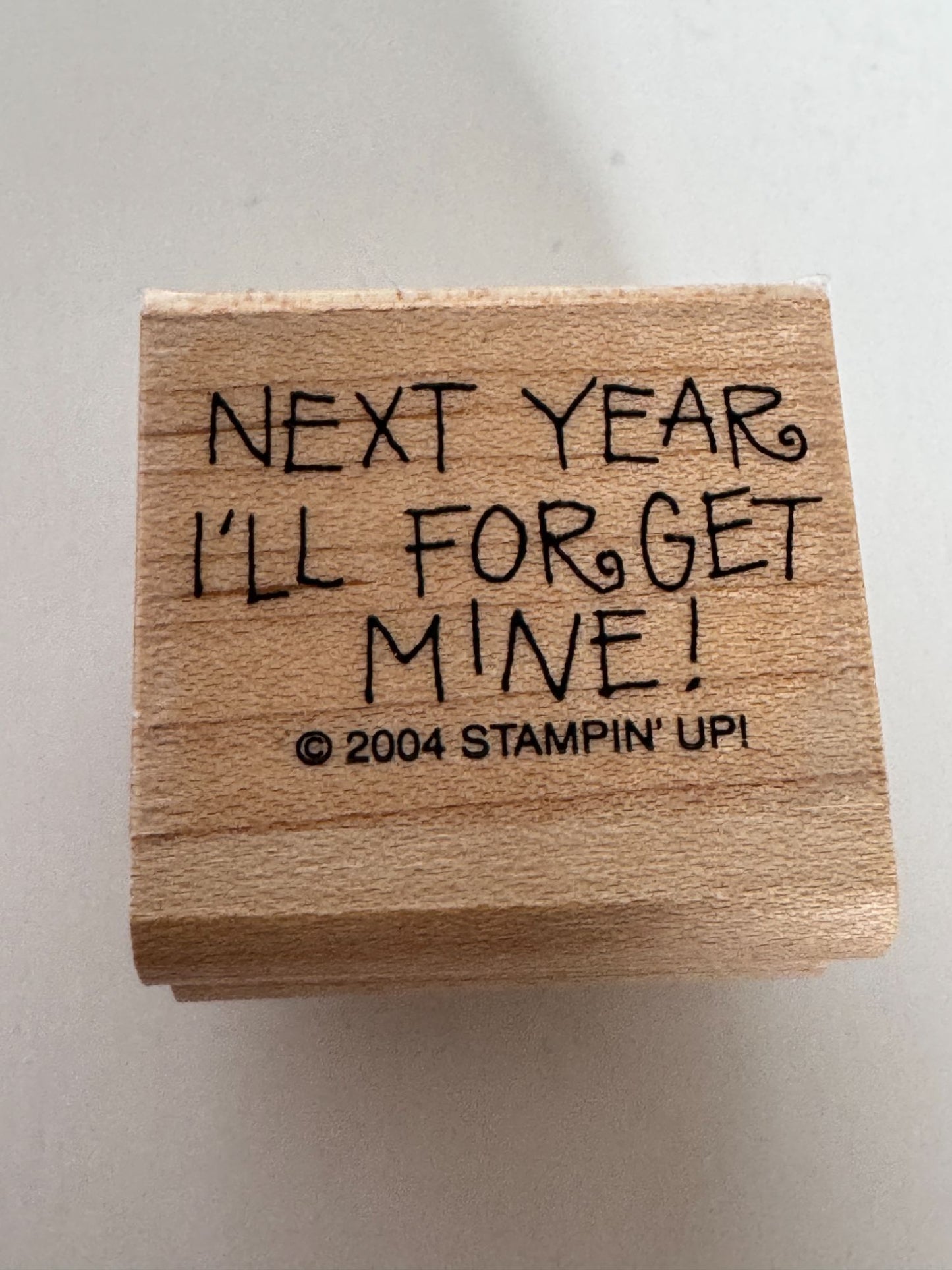 Stampin Up Rubber Stamp Belated Birthday Card Making Funny Deflated Balloons