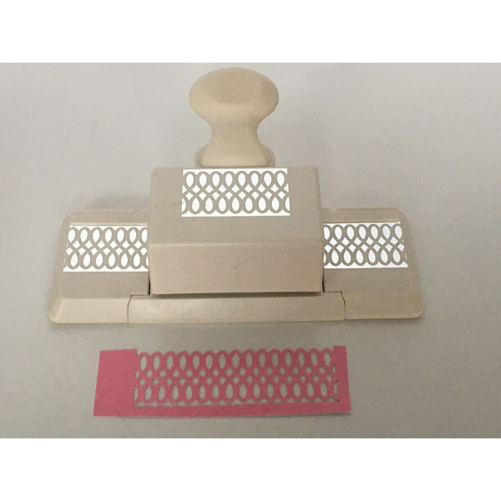 Martha Stewart Paper Punch Double Loop Weave Deep Edge Infinite Loops Trim Craft