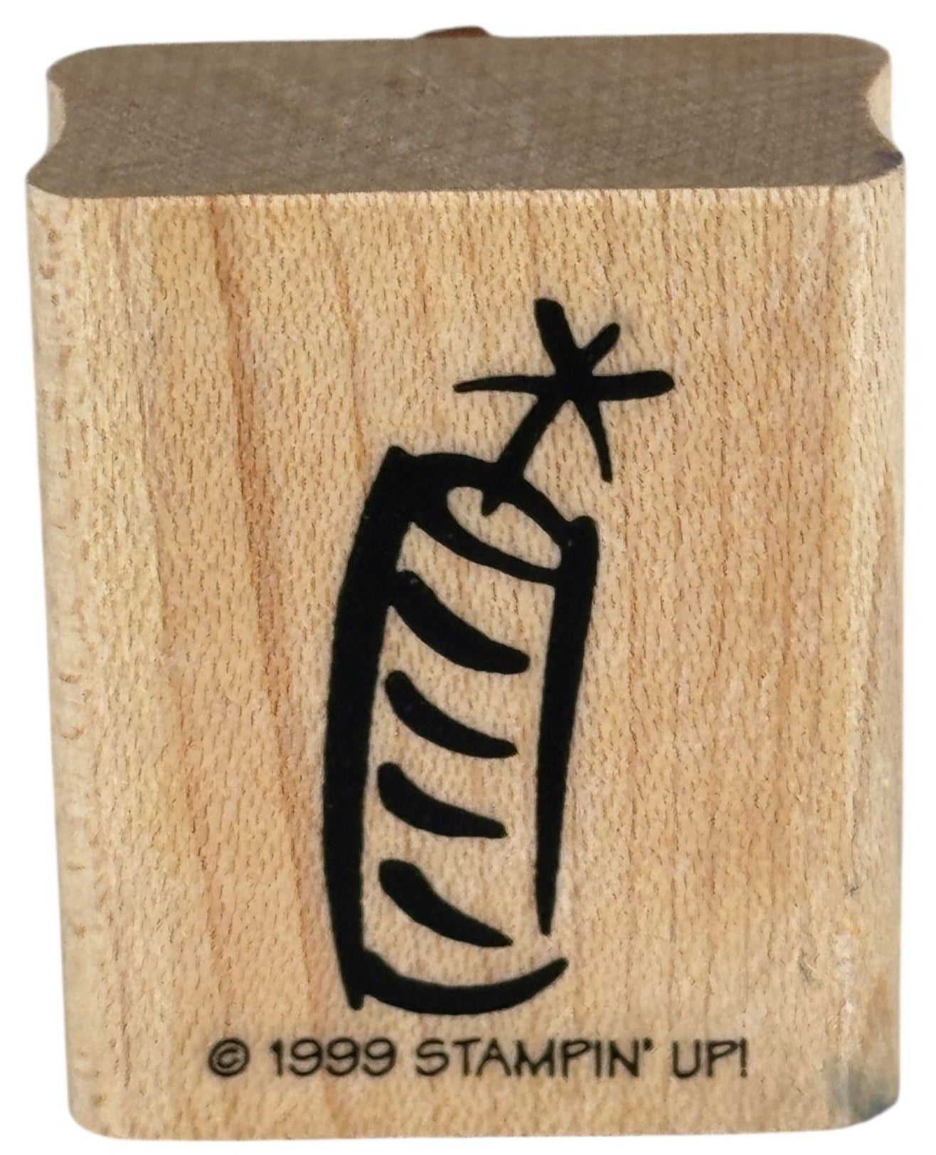 Stampin Up Rubber Stamp Birthday Candle Firework Dynamite Firecracker Patriotic