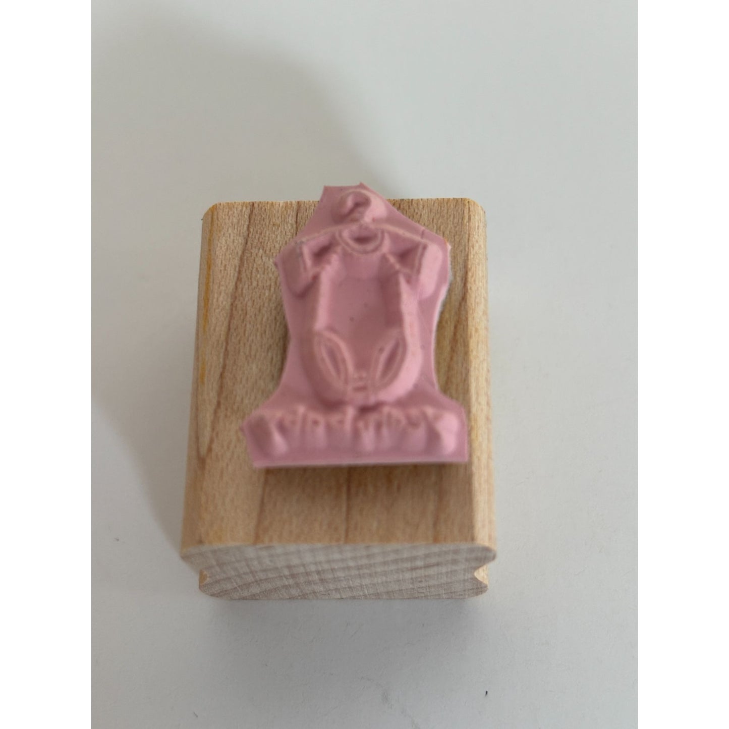 Stampin Up Rubber Stamp Yeah Baby Shower Invitation Card Making Romper Clothing