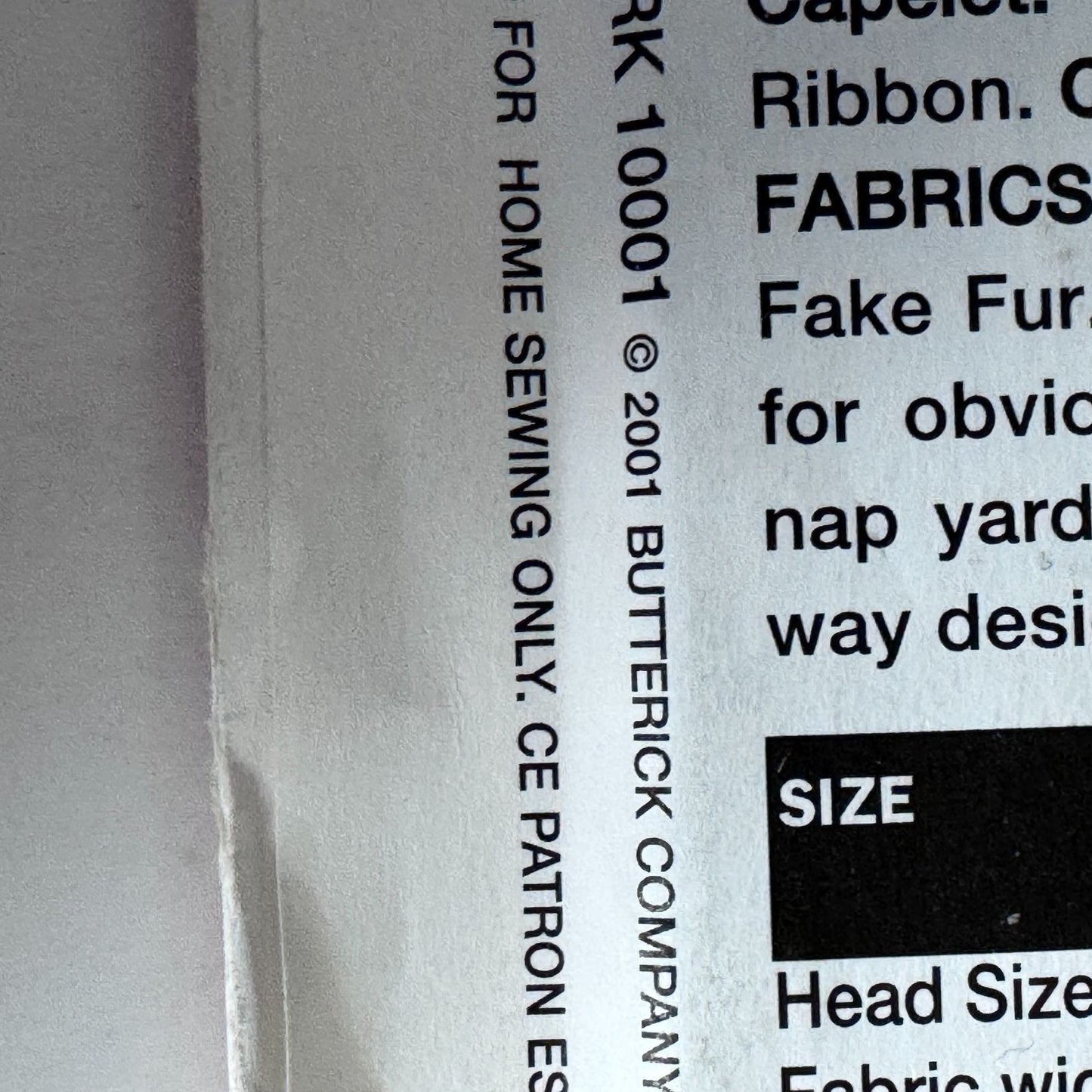 Vogue Sewing Pattern V641 Hat Collar Stole Cape Capelet Faux Fur Accessories Uncut Winter