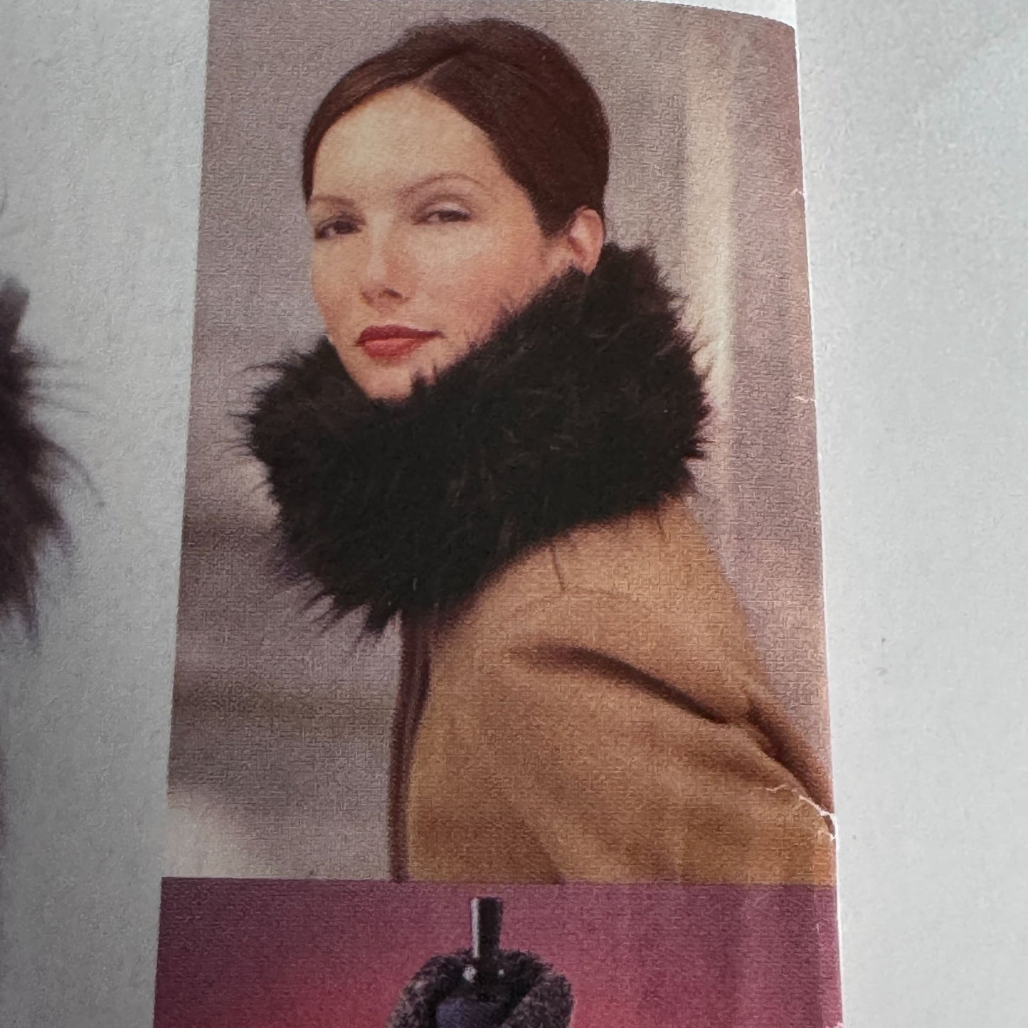 Vogue Sewing Pattern V641 Hat Collar Stole Cape Capelet Faux Fur Accessories Uncut Winter